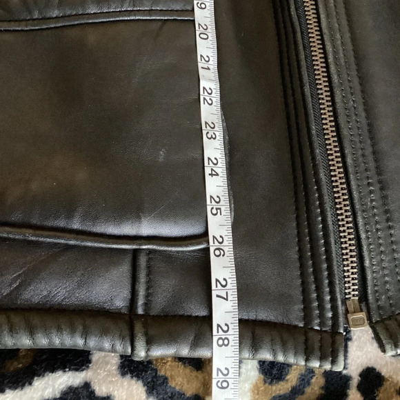 COPY - Hurricane Hawkins Heavy Duty Black Leather Jacket Size Large - Aviation - Picture 9 of 16